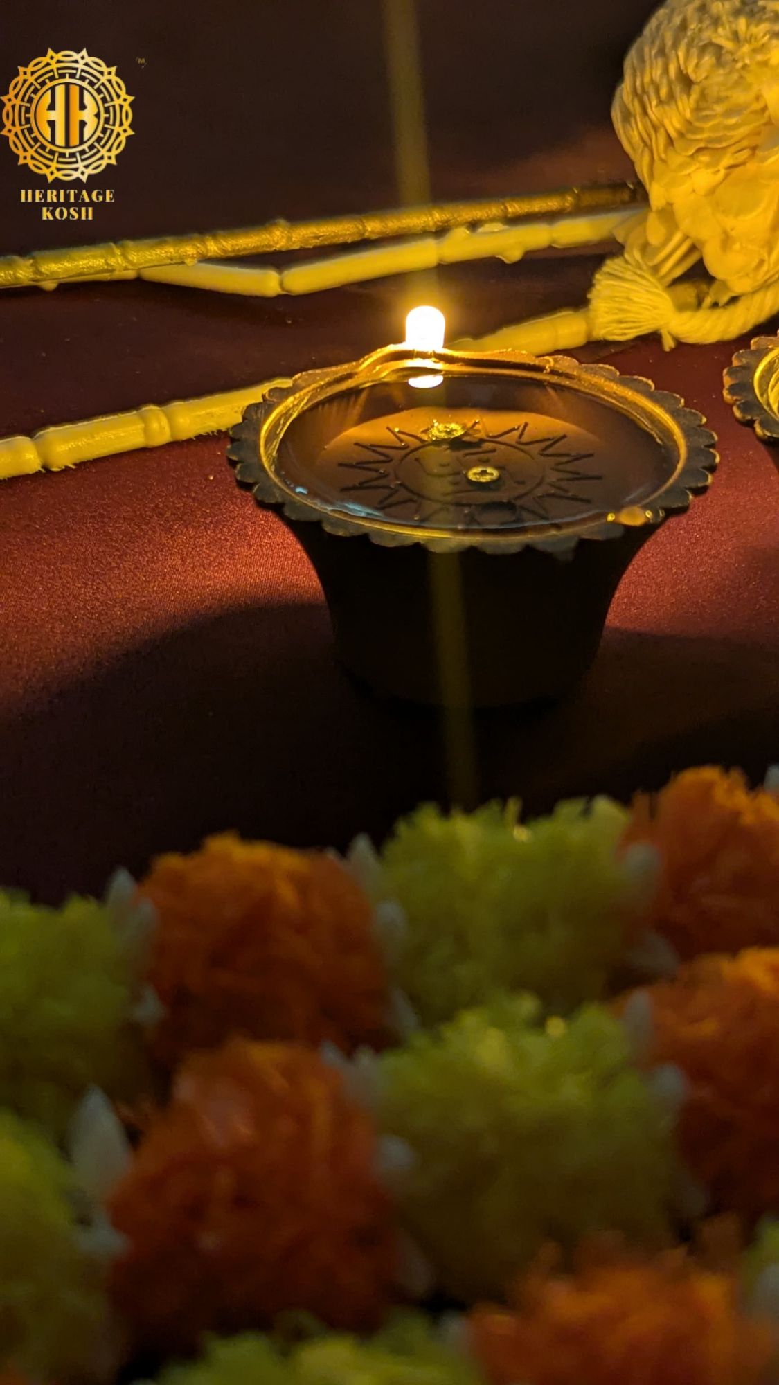 Made in India: Water Sensor LED Diyas - Pack of 12 Battery-Operated E-Diyas with Extra 36 Batteries, Warm Orange Ambient Lights for Home Decor