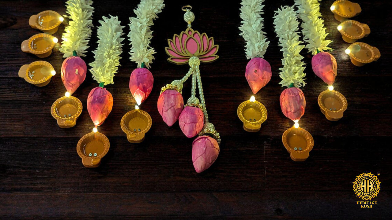Made in India: Water Sensor LED Diyas - Pack of 12 Battery-Operated E-Diyas with Extra 36 Batteries, Warm Orange Ambient Lights for Home Decor