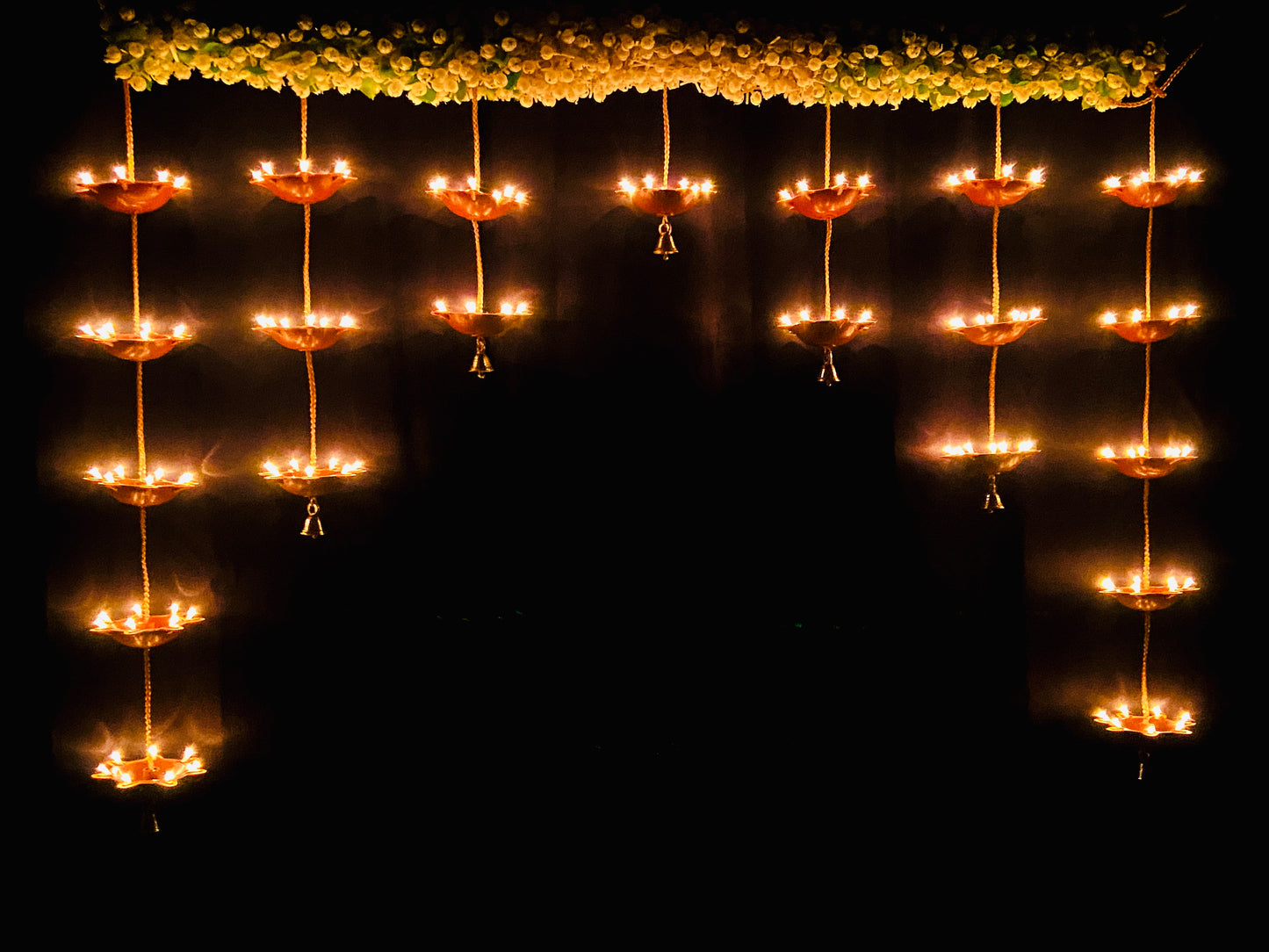 Made in India Door Toran with 21 diyas- T21