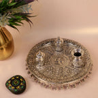 German Silver Pooja Plate — view 3