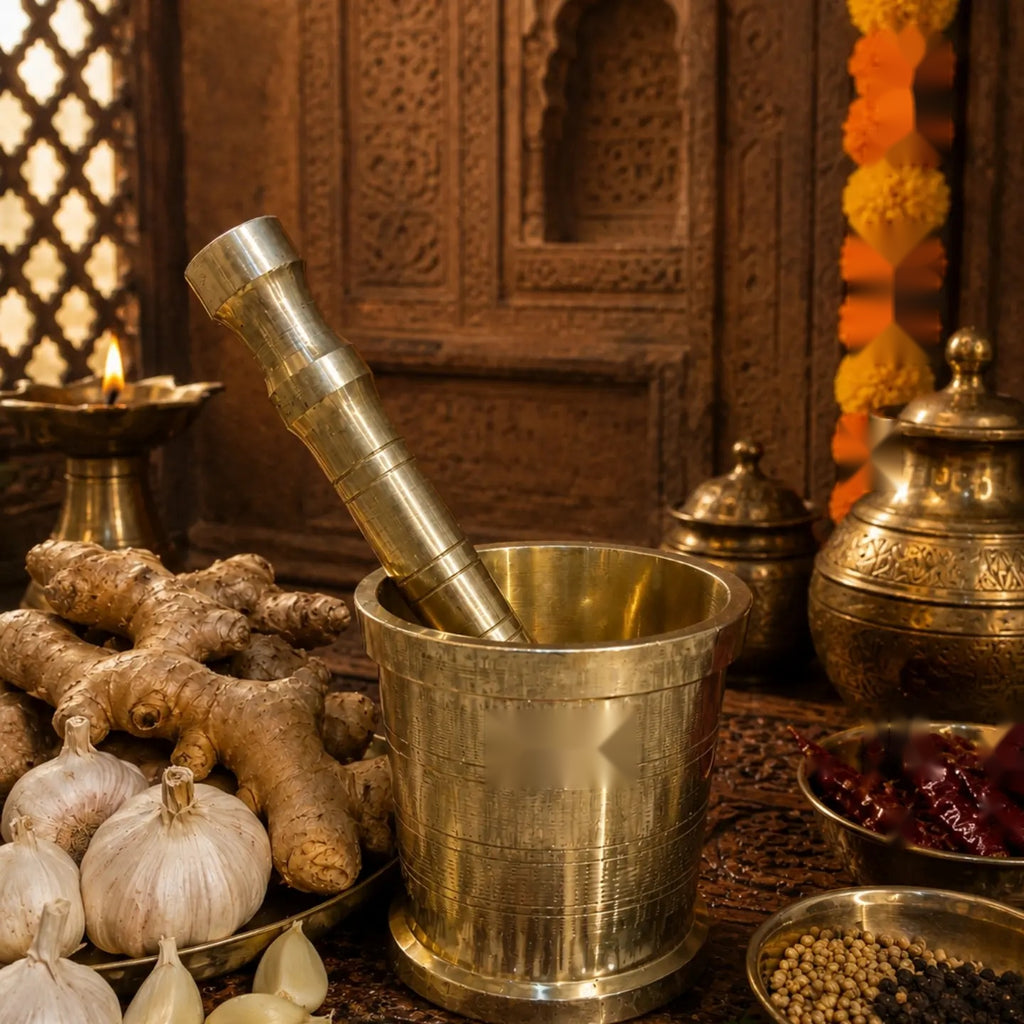 Brass Hawan Dasta No.3 - largest size