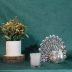 Peacock Tealight Holder with Spread Tail — view 3