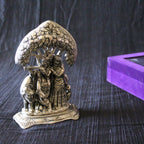 Radha Krishna Under Tree Idol – 8 inch — view 7