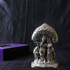 Radha Krishna Under Tree Idol – 8 inch — view 3