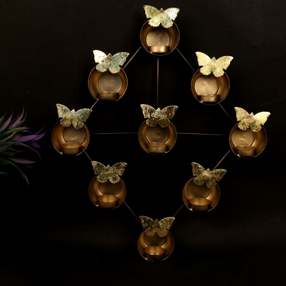 Butterfly Wall Tealight Holder – 9 Way — view 2