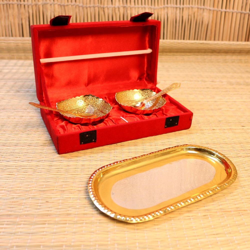 Leaf Bowl Set with Tray – Square