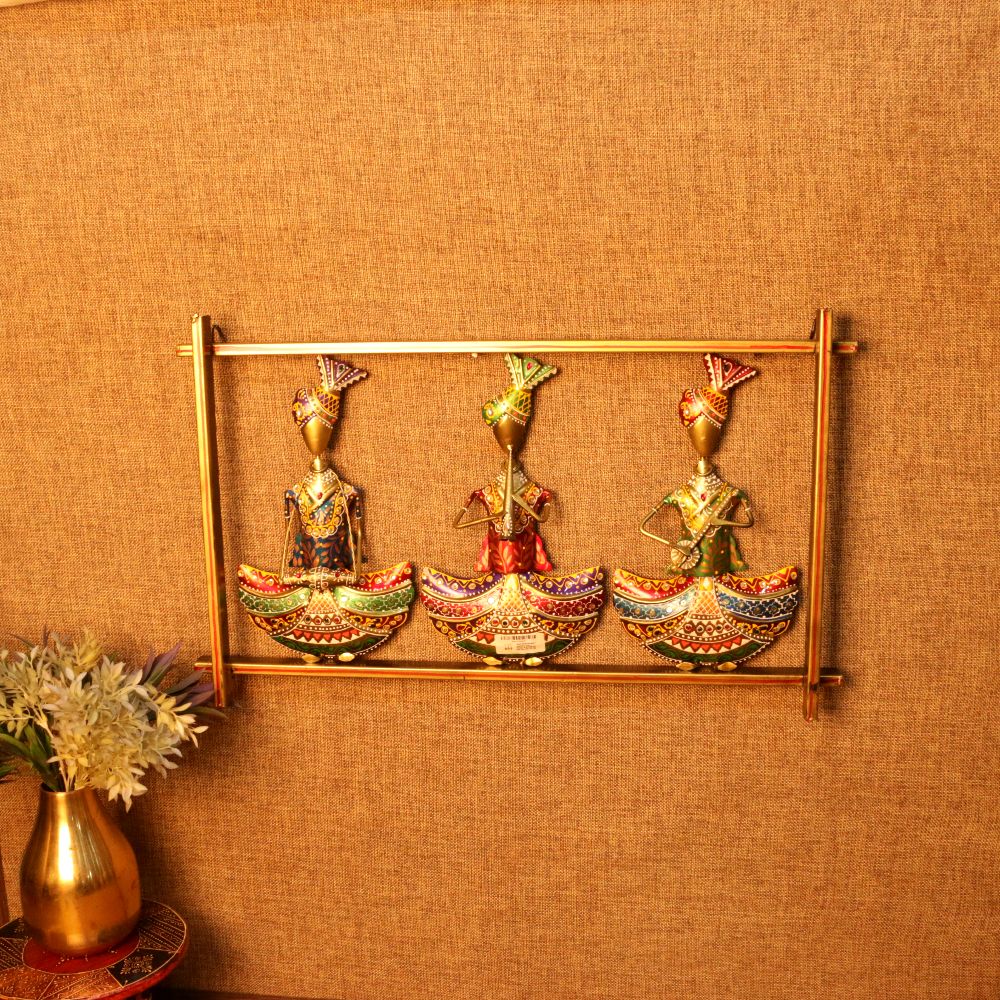 Three Sitting Musicians Wall Frame — view 3