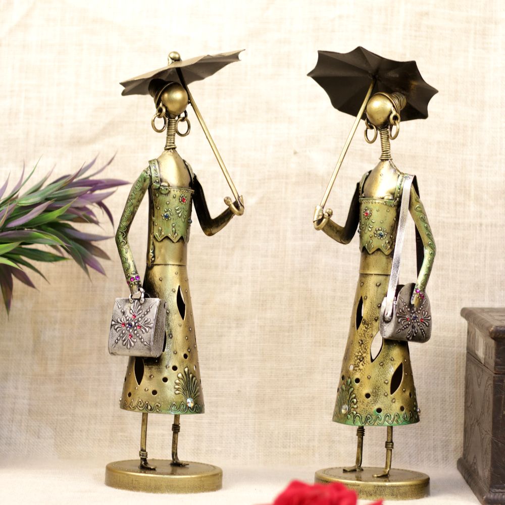 Painted Umbrella Ladies – Set of 2 — view 5
