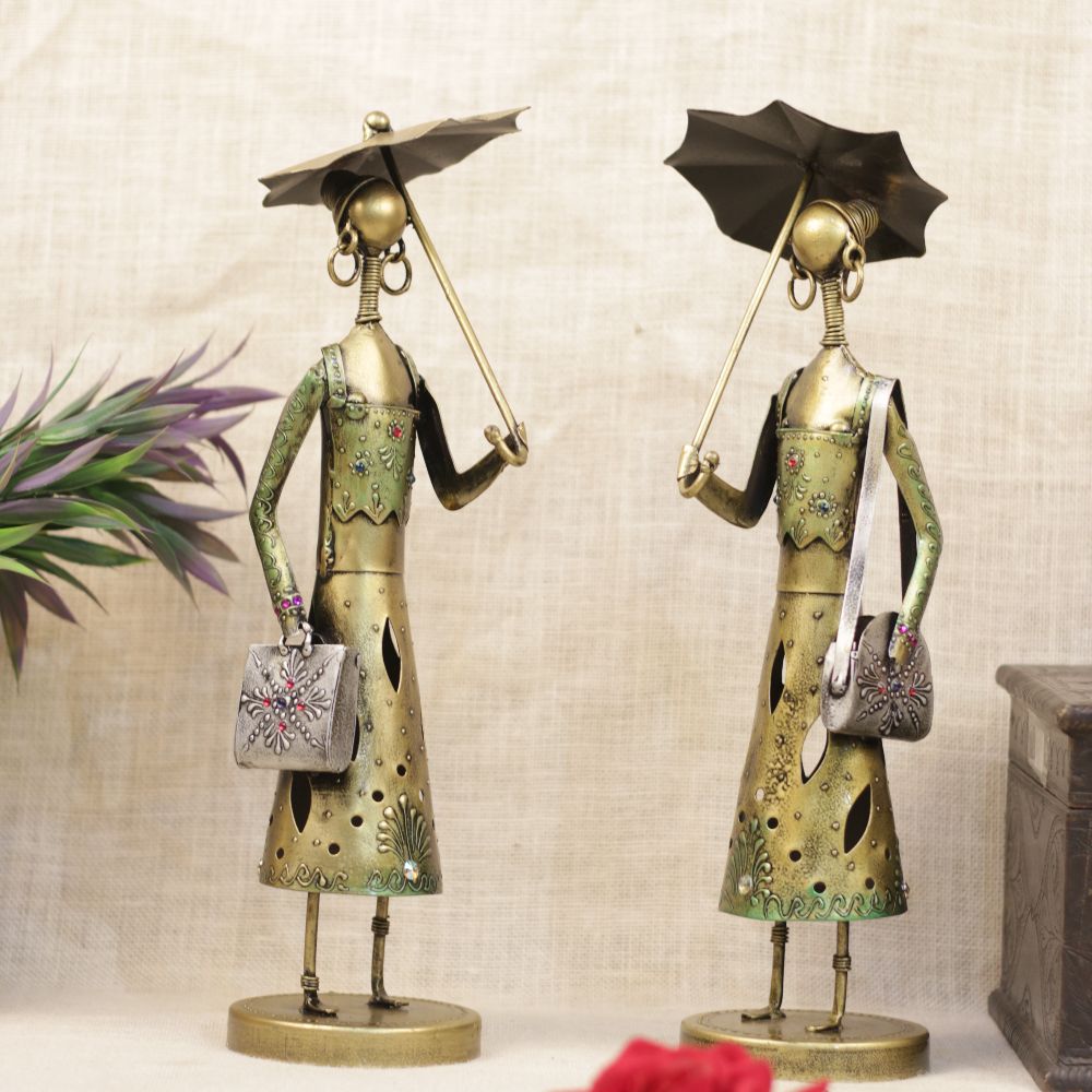 Painted Umbrella Ladies – Set of 2 — view 6