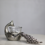 Peacock Tealight Holders – Set of 2