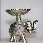 Elephant Bowl – Silver Finish