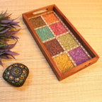 Wooden Gemstone Tray – 6x12 inch