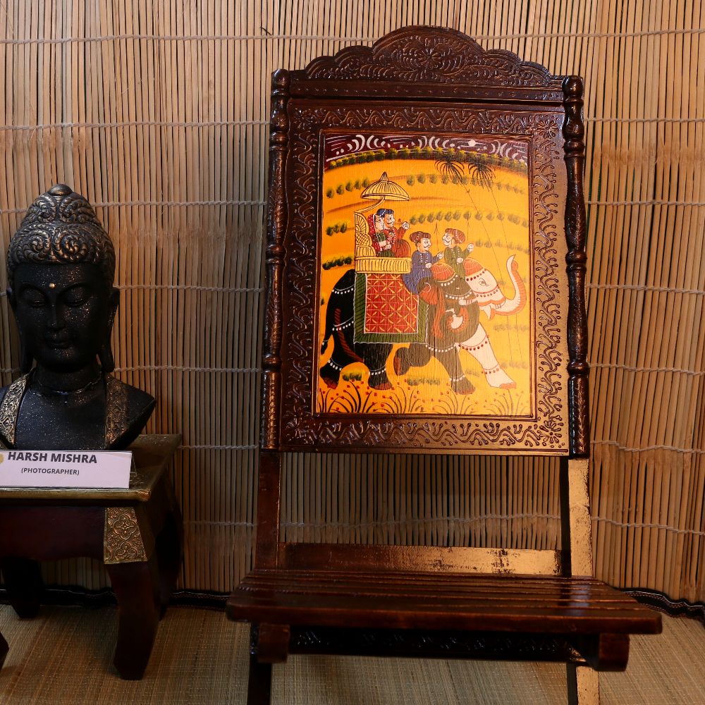Hand-Painted Mehrab Folding Chair — view 2