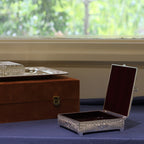 Square Peacock Bowl Set with Tray – Boxed