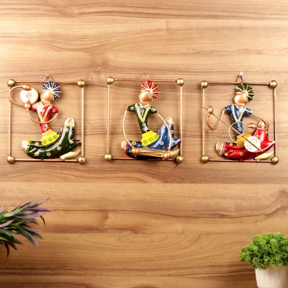 Sitting Musicians Wall Frame – Set of 3 — view 4