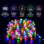 30 meter multi-color LED rice light features
