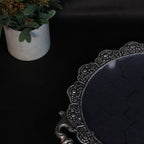 Oval Serving Tray with Peacock Handles – 11 inch — view 3