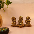 Laxmi Ganesh Saraswati Deepak — view 3
