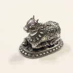 Nandi Figurine – Oxidised Silver Finish
