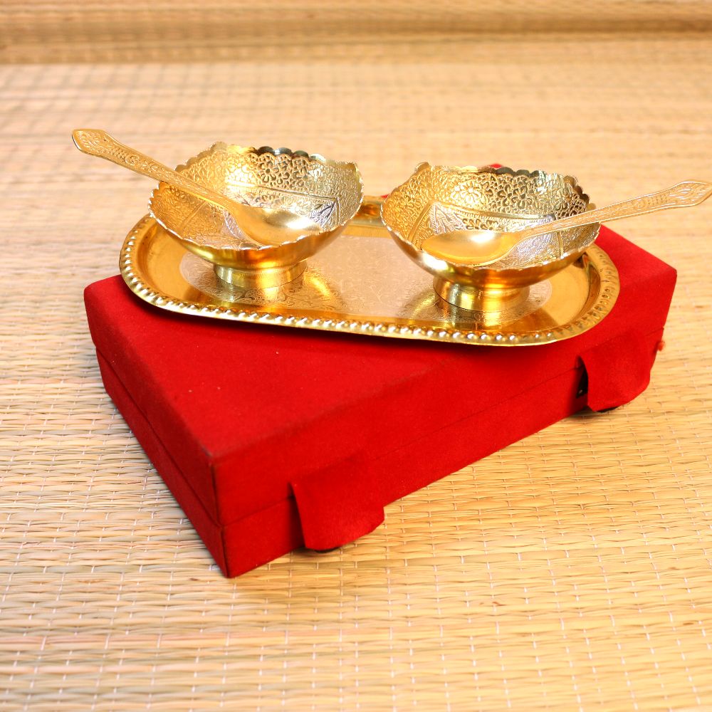 Leaf Bowl Set with Tray – Square