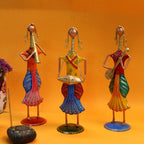 Painted Musician Ladies – Set of 3, 11.5 inch — view 4