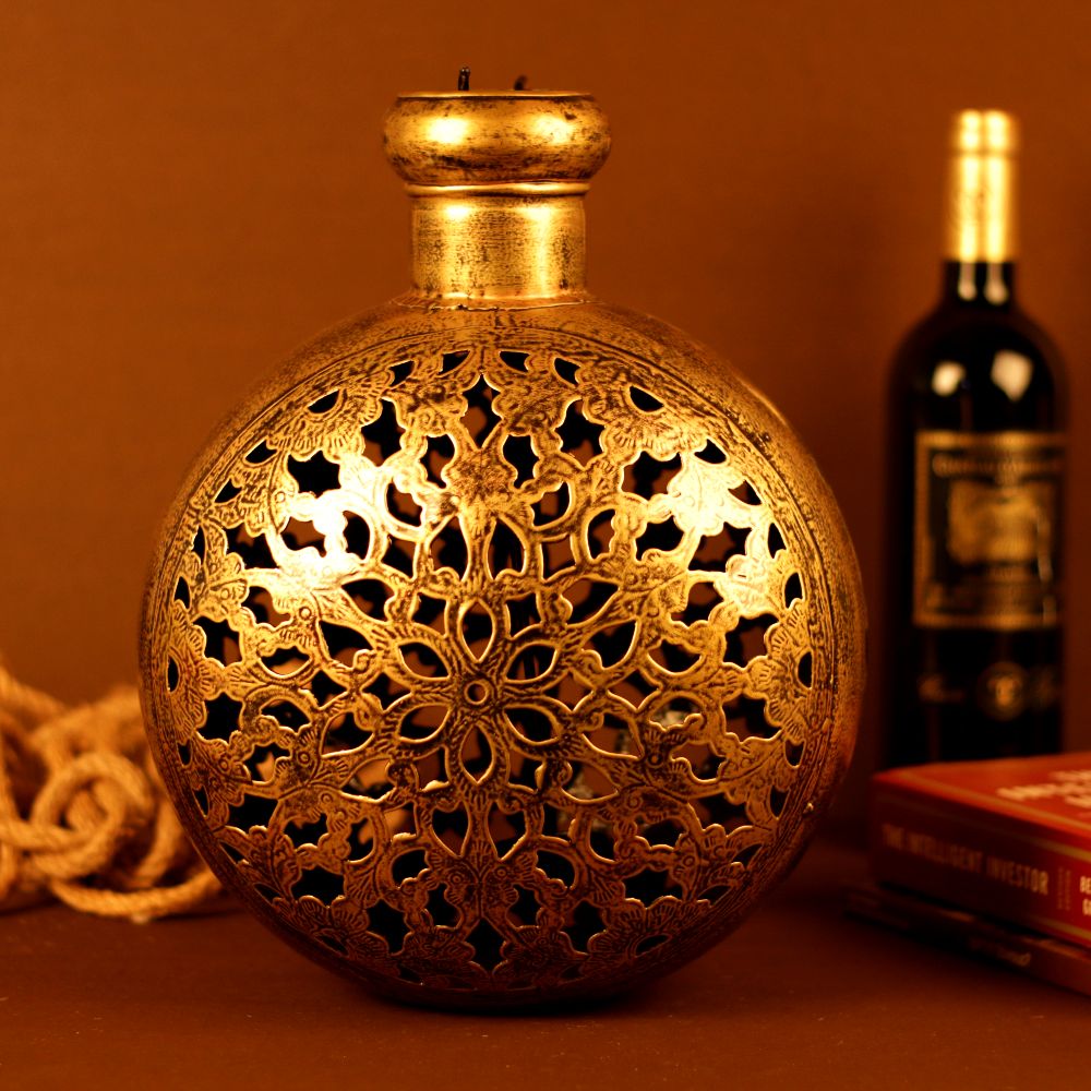 Netted Kuriya Tealight Lantern – Medium — view 3