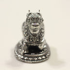 Nandi Figurine – Oxidised Silver Finish