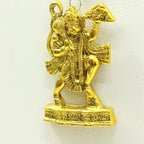 Flying Hanuman Ji Wall Hanging – Gold Finish — view 4