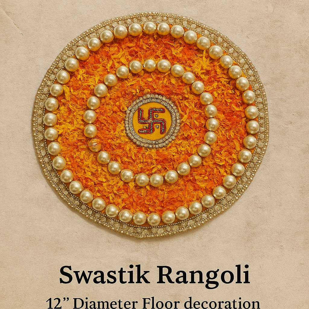 Rangoli Floor Mat(2 pcs)
