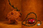 Handcrafted Rose Pearl Hanging Diya made in India – HeritageKosh