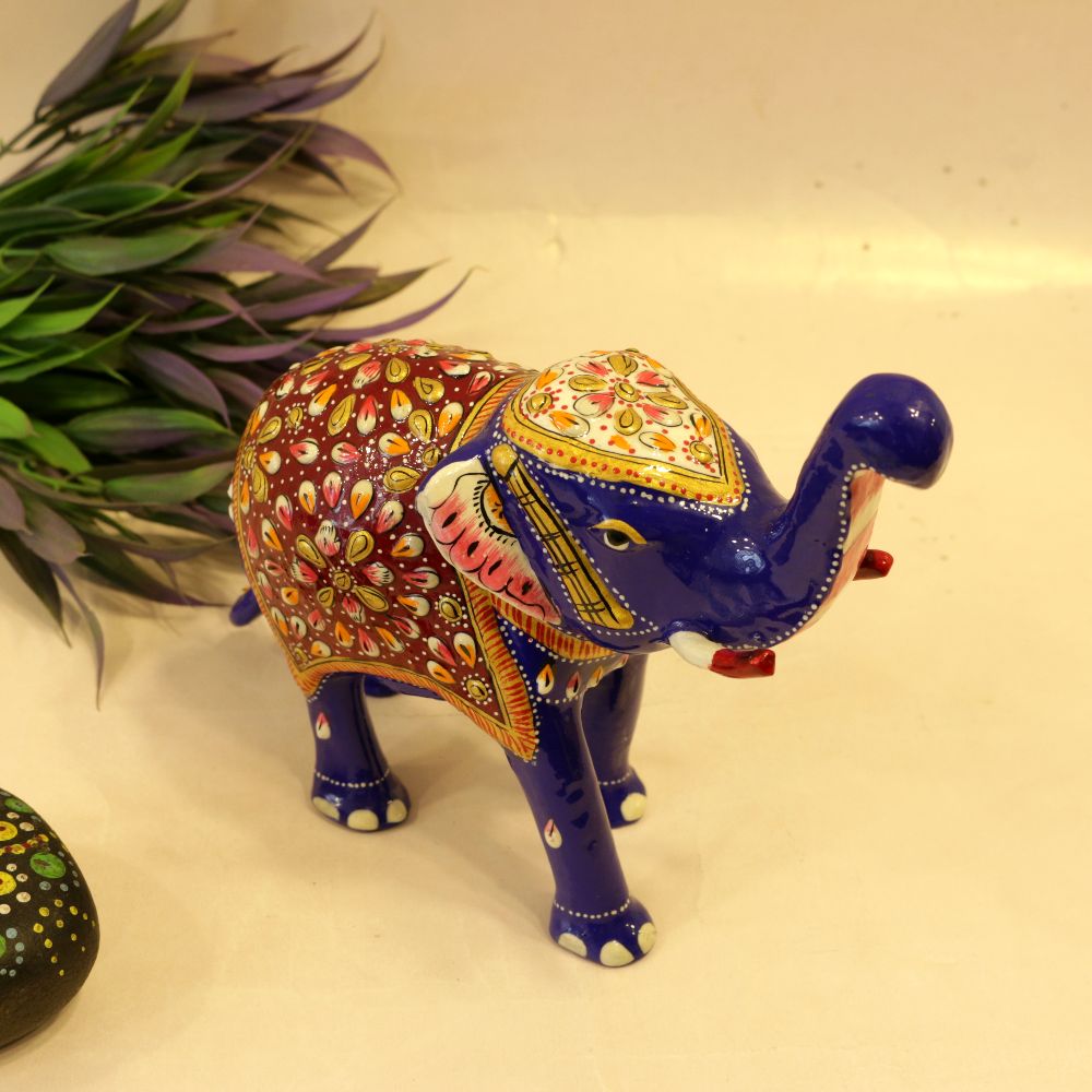 Meenakari Decorative Elephant – 3 inch — view 3