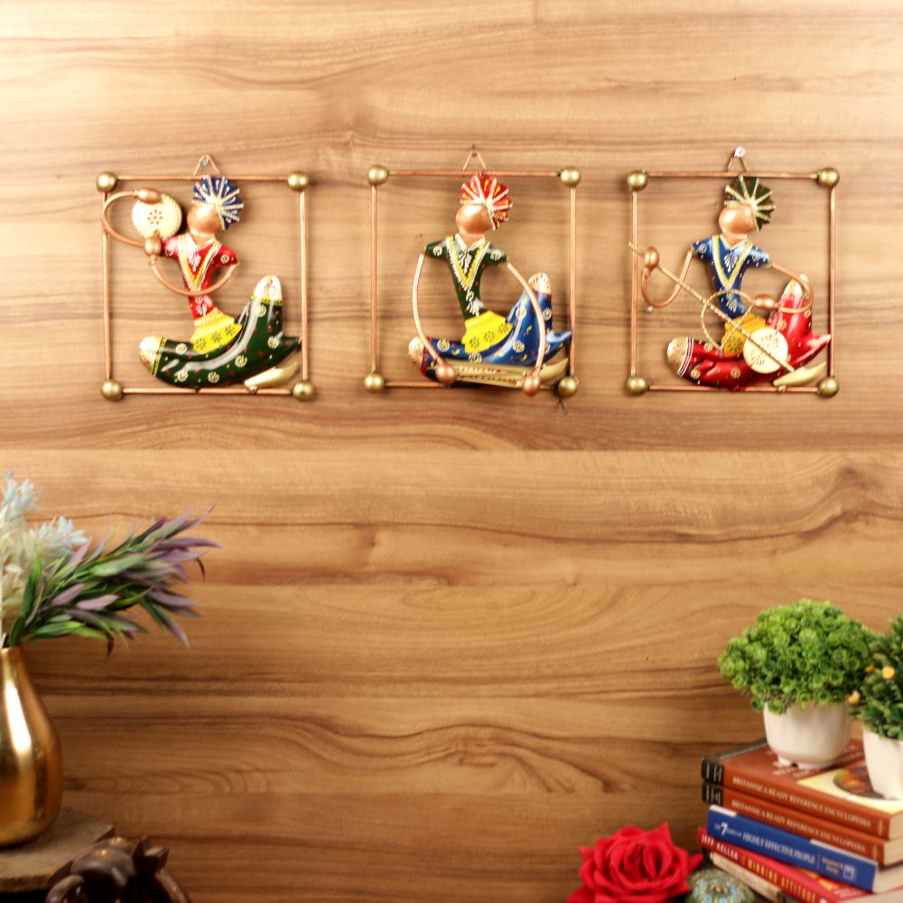 Sitting Musicians Wall Frame – Set of 3 — view 2