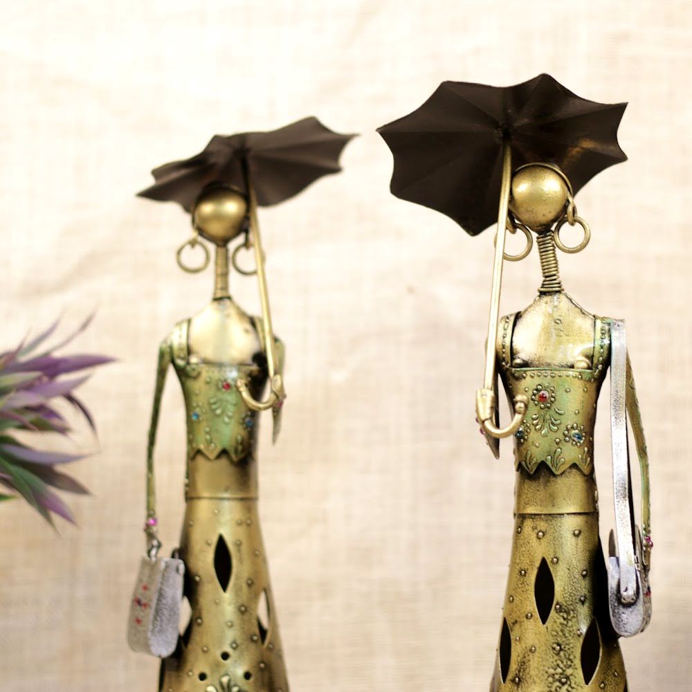 Painted Umbrella Ladies – Set of 2 — view 2