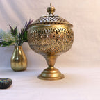 Footed Fruit Basket with Domed Lid – Small — view 4