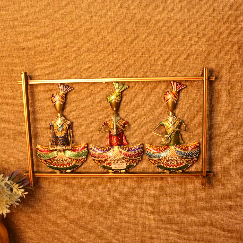 Three Sitting Musicians Wall Frame — view 4