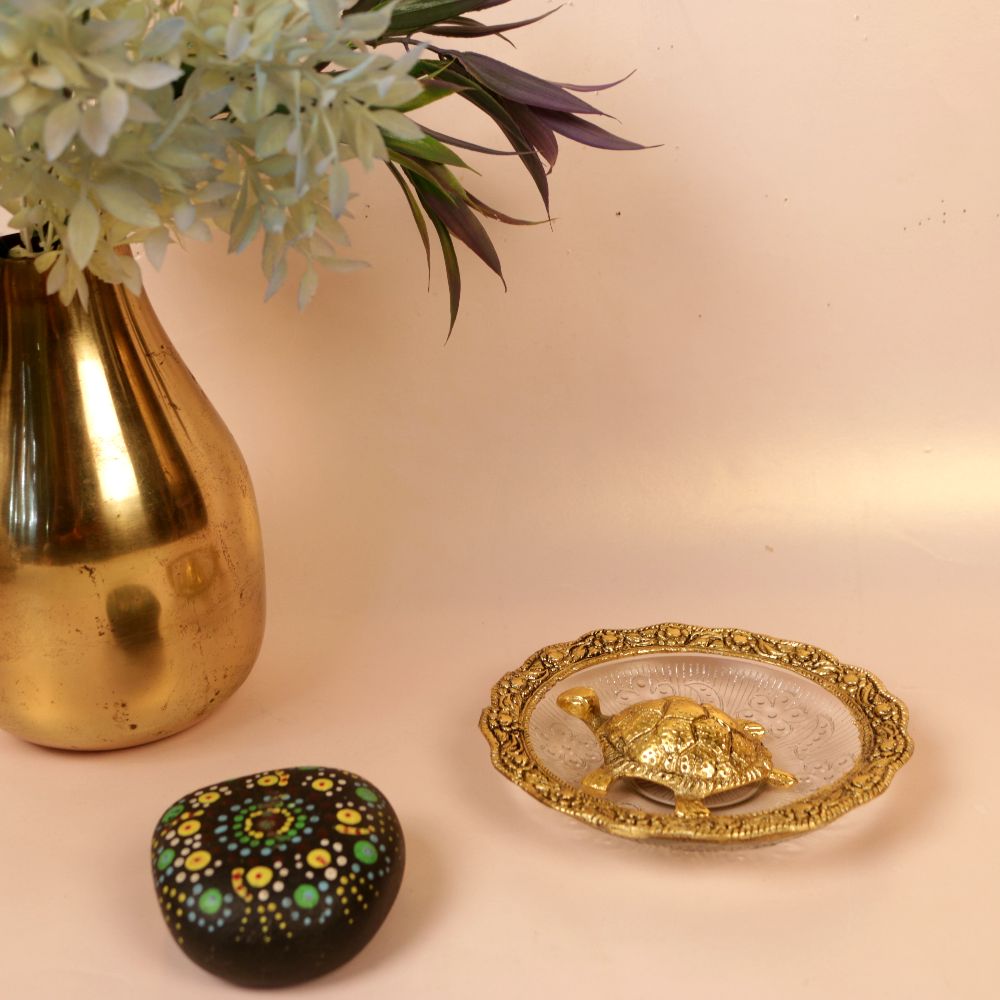 Tortoise Plate – Golden — view 3