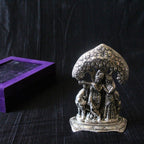 Radha Krishna Under Tree Idol – 8 inch — view 5