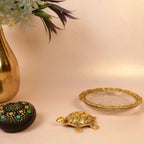 Tortoise Plate – Golden — Golden metal