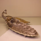 Peacock Plate – Gold Finish