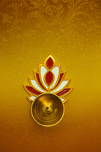 Handcrafted Colorful Lotus Diya made in India – HeritageKosh