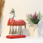 Wooden Bell Horse with 10 Bells – 21 inch — view 5