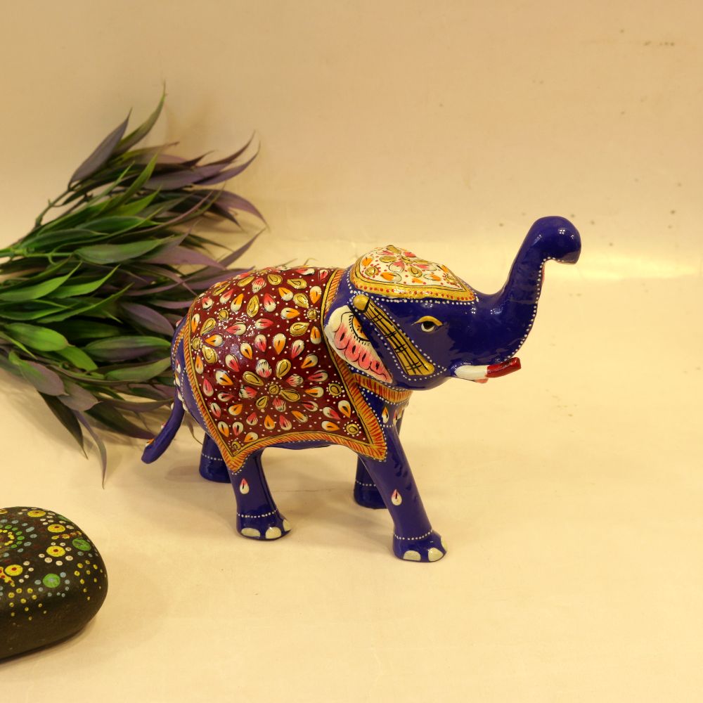 Meenakari Decorative Elephant – 3 inch — view 2
