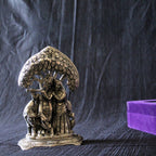 Radha Krishna Under Tree Idol – 8 inch — view 8