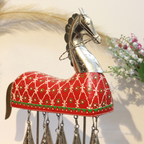 Wooden Bell Horse with 10 Bells – 21 inch — view 4