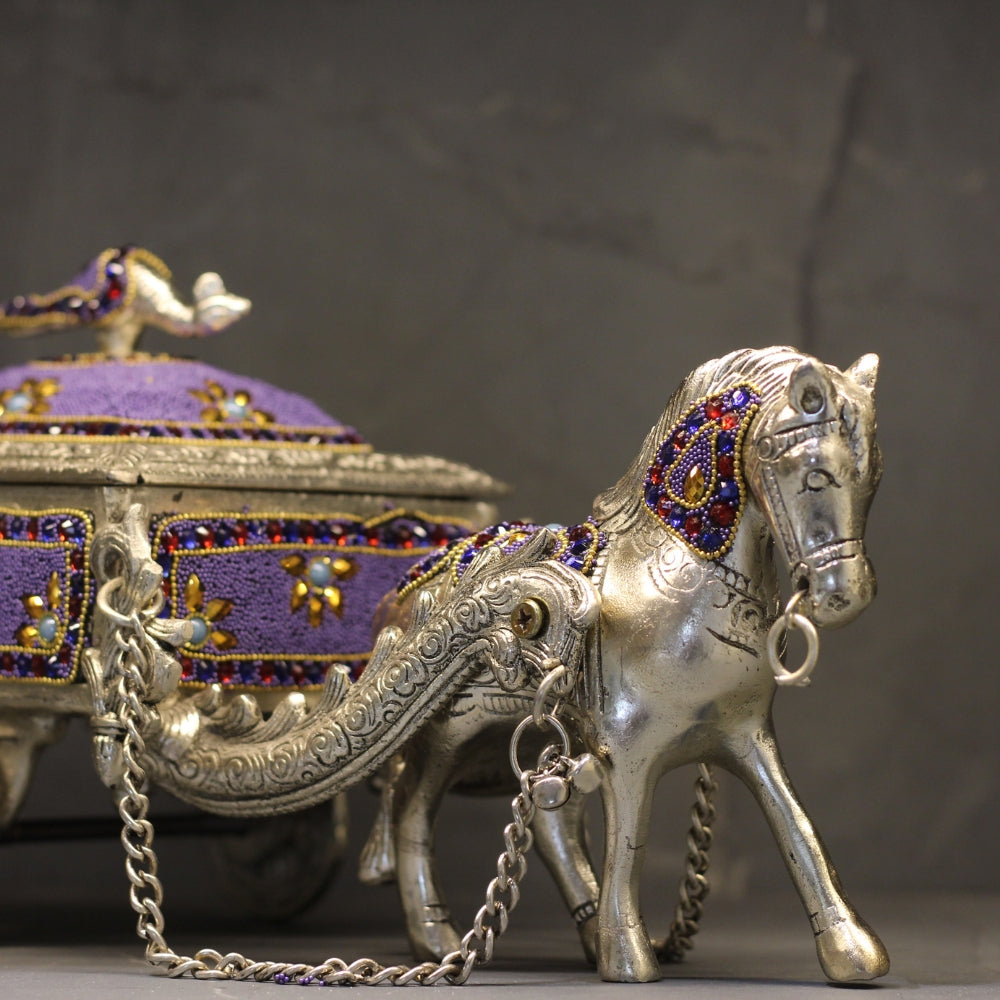 Horse Carriage Showpiece – Stone Work