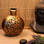 Golden Kuria Tealight Lantern – 12 inch — view 4