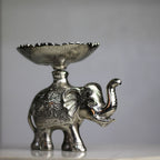 Elephant Bowl – Silver Finish