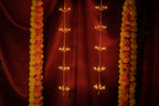 Handcrafted Pair of 5 Vertical Diyas made in India – HeritageKosh
