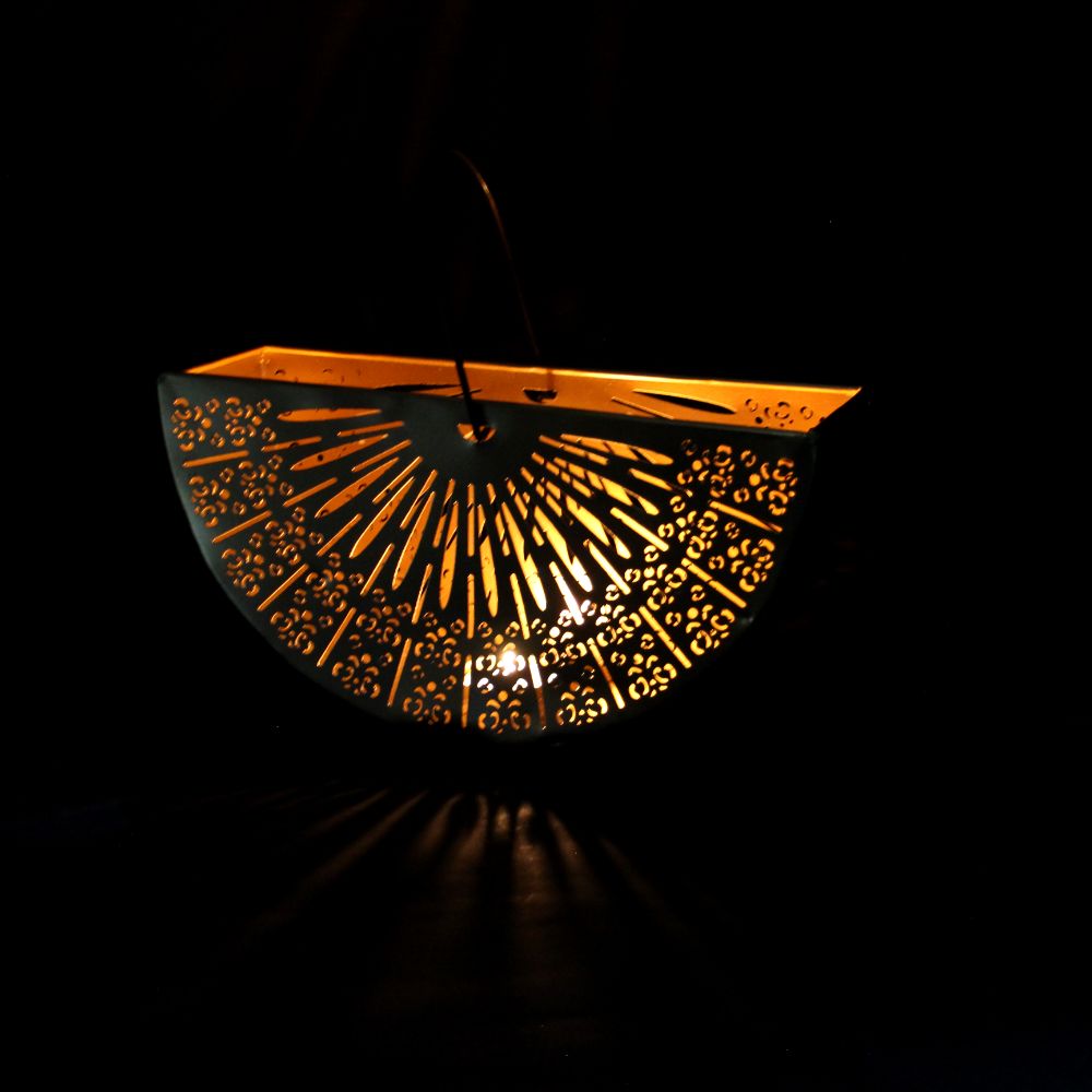 Half-Moon Hanging Lantern