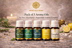 Handcrafted Functional Freshness Aroma Oil Set made in India – HeritageKosh